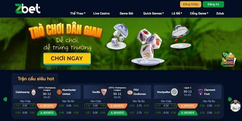 ZBET 4 Hướng dẫn tham gia cá độ